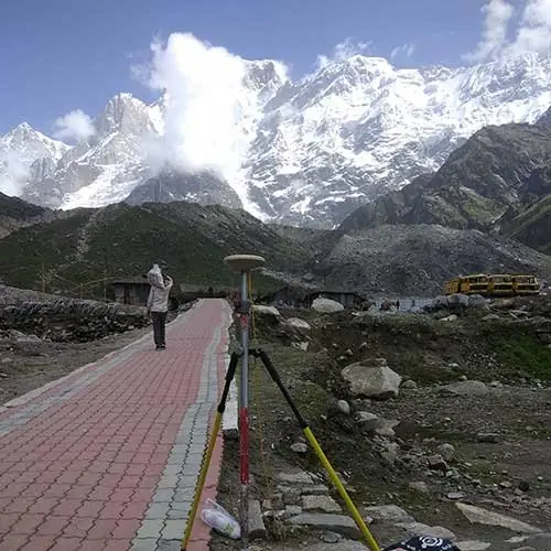 BTPL control survey in high Himalayan terrain